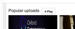 Example of YouTubes Channel section